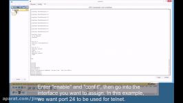 How to assign a static IP address to a Cisco Switch to allow Telnet access  VIDEO TUTORIAL