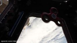اسپینر بازی فضانوردان در ایستگاه فضایی بین المللی