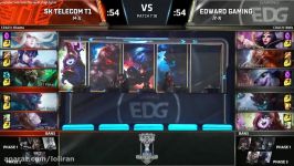 SKT vs EDG Highlights  2017 World Championship Day 8 Group A Worlds SK Telecom T1 vs Edward Gami