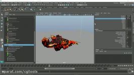 آموزش شبیه سازی انفجار در MAYA  FumeFX