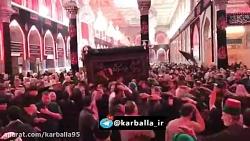 تشییع نمادین پیکر امام سجاد ع در حرم امام حسین ع