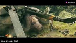 سکانس تماشایی نجات بوفالو درفیلم King Kong 2017