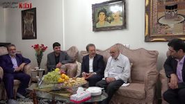 بازدیداصغر نصیری شهردار کرج خانواده شهید حسین فهمیده