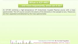 ICP MS پلاسمای جفت شده القایی طیف سنج جرمی