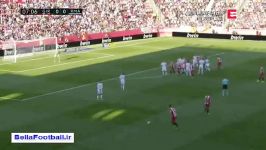 خلاصه بازی خیرونا ۲ ۱ رئال مادرید