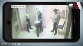 برهنه کردن زن آمریکایی توسط 4 پلیس مرد آمریکایی