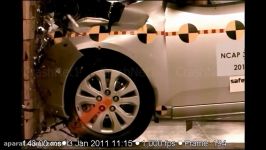 تست تصادف کیا سراتو Kia Cerato Frontal Crash Test 2013