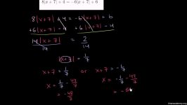 5 Worked example absolute value equation with two solut