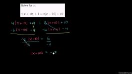 7 Worked example absolute value equations with no solut