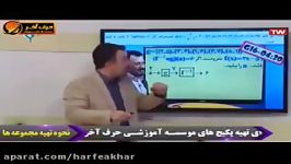 ریاضی کنکور موسسه حرف آخرتطابق ریاضی باکنکور96 منتظری