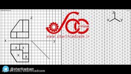 رسم تصویر ایزومتریک داشتن دو تصویر استاد متقی پور 1