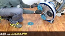 wood floor sanding restore with Klindex Kroma Sander