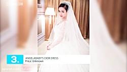 10 مورد گران قیمت ترین لباس عروس های جهان