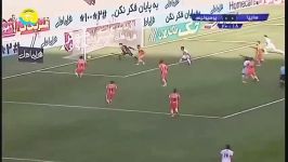 گل اول پرسپولیس به سایپا گل به خودی کنعانی زادگان