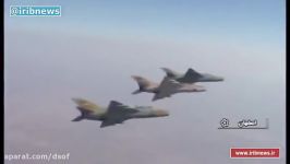 عملیات جنگنده بمب افکن های نیروی هوایی در رزمایش نهاجا