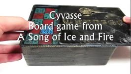 3D printed board Game Cyvasse from the Game of Thrones books