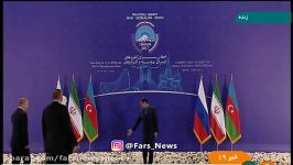 عکس یادگاری روسای جمهور ایران، روسیه آذربایجان