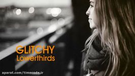 دانلود پروژه آماده افتر افکت Glitchy Lowerthirds