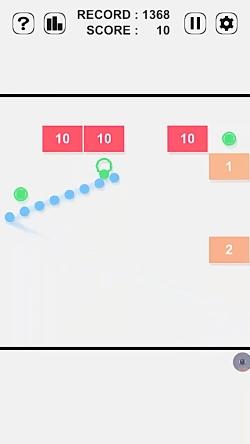 جدید ترین رکورد بازی swipe brick breaker