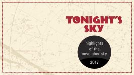 Tonights Sky November 2017