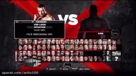 WWE 13 Character Select Screen Including All DLC Packs Roster