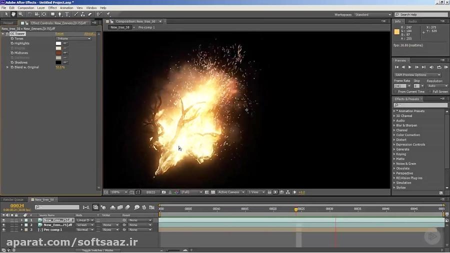 Pluralsight  Simulating a Burning Tree in Maya