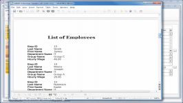 LibreOffice Base 67 Report Headers Footers