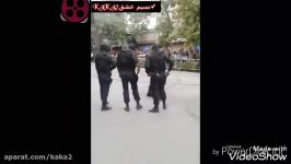 وقتی پلیس نوپو ایران به اشتباه پای خود را شلیک میکنه