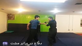 آموزش دفاع دربرابر مشت توسط سنسی مهدی یاری