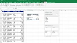 Excel Basics 5 PivotTable Power to Create Reports with Various Calculations