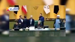جدال لفظی شدید لاریجانی دلخوش در صحن علنی مجلس