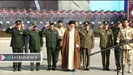 اجرای زنده سرود مقدس جمهوری اسلامی ایران مقابل رهبری