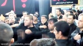 سینه زنی دو شهر حسینی زنجان اردبیل بیت الرقیه س زنجان