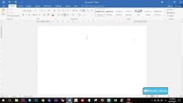 2 آموزش Word 2016  منوهای نرم افزار