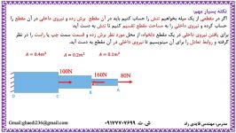 آموزش مقاومت مصالح استاد قایدی قسمت دوم