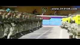 رژه نظامی زیبایی دانشگاه افسری ارتش در حضور رهبر انقلاب