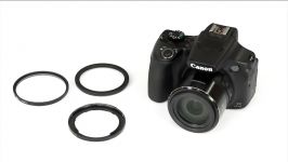 How to attach lens accessories to a Canon PowerShot SX60 HS and other SX series cameras