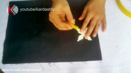 DIY How To Make Hand Embroidery Bag  کاردستی، ساختن کیف دستکول گلدوزی