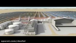 How does a parabolic trough plant work