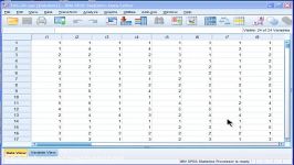 Factor Analysis  SPSS part 1