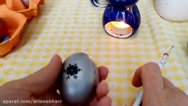 هنردستی  تزیین تخم مرغ  تخم مرغ رنگی