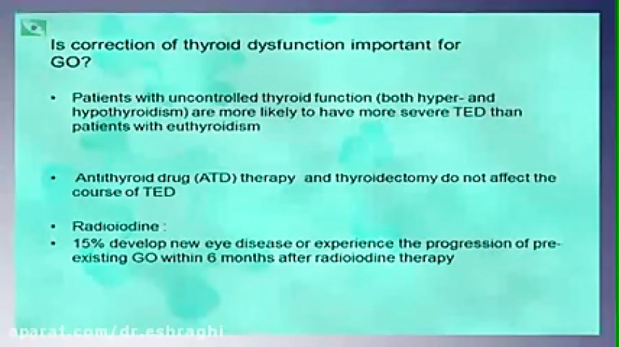 بیمارى تیرویید چشمى قسمت دو