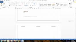 آموزش نرم افزار Microsoft Word درس هشتم