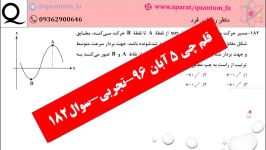 قلم چی 5 آبان 96 تجربی سوال 182 دکتر رضایی فرد