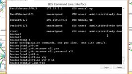 CCNA 200 120 Lab 21 Vty 1