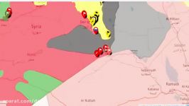 نقشه چگونگی تسلط عملیات برق آسای ارتش سوریه در بوکمال