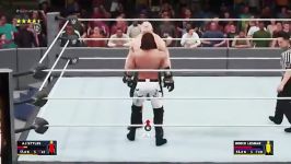 گیم پلی WWE2K18مسابقه براک لزنر در مقابل اجی استایلز