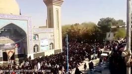 اقامه نماز ظهر اربعین در امامزاده سیدمحمد ع قهدریجان