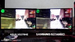 ASUS VG278HE vs SAMSUNG S27A950D