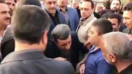 حضور دکتر احمدی نژاد در امام زاده صالح تهران